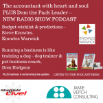 Accountant with heart and soul PLUS Dom the Pack Leader – new radio show interviews