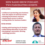 Emma Jones, SME Crown Representative and Peter Byrom, audiologist – new podcast