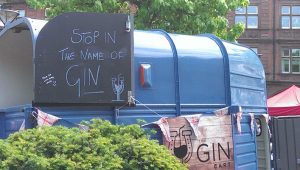 Photo of gin stall at food festival