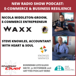 Podcast: building an e-commerce retail website with Nicola of Waxx plus business resilience