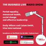 Period equality, menstrual health and social change: Emily Wilson and Calum Smith, Irise